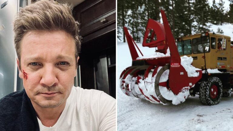 Jeremy Renner y su accidente con la quitanieves